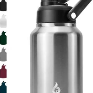 Insulated Water Bottle Half Gallon Stainless Steel Water Jug